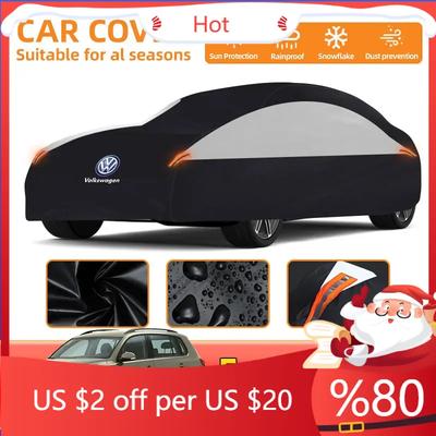 For Volkswagen Tiguan 5N AD1 Waterproof Car Cover Fit Waterproof Outdoor Sun Protpction Raruroof Rain Dust Preueron Auto Cover
