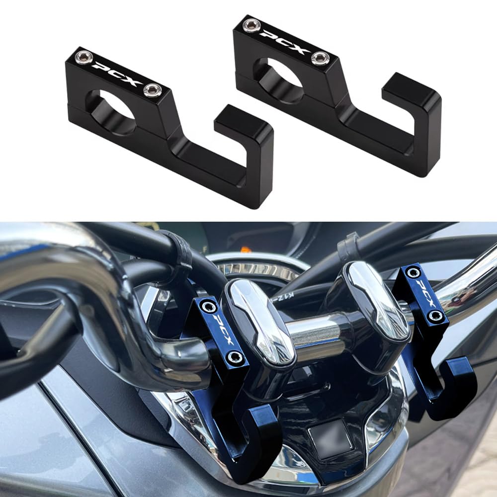 Applicable PCX125 PCX150 PCX160 Motorcycle Accessories PCX Logo Hook Helmet чёрный