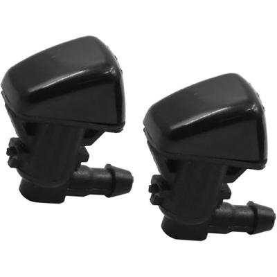 2pcs Black Plastic Front Windshield Wiper Nozzles 7C3Z-17603-A for Ford F150 2007-2011 Durable Material