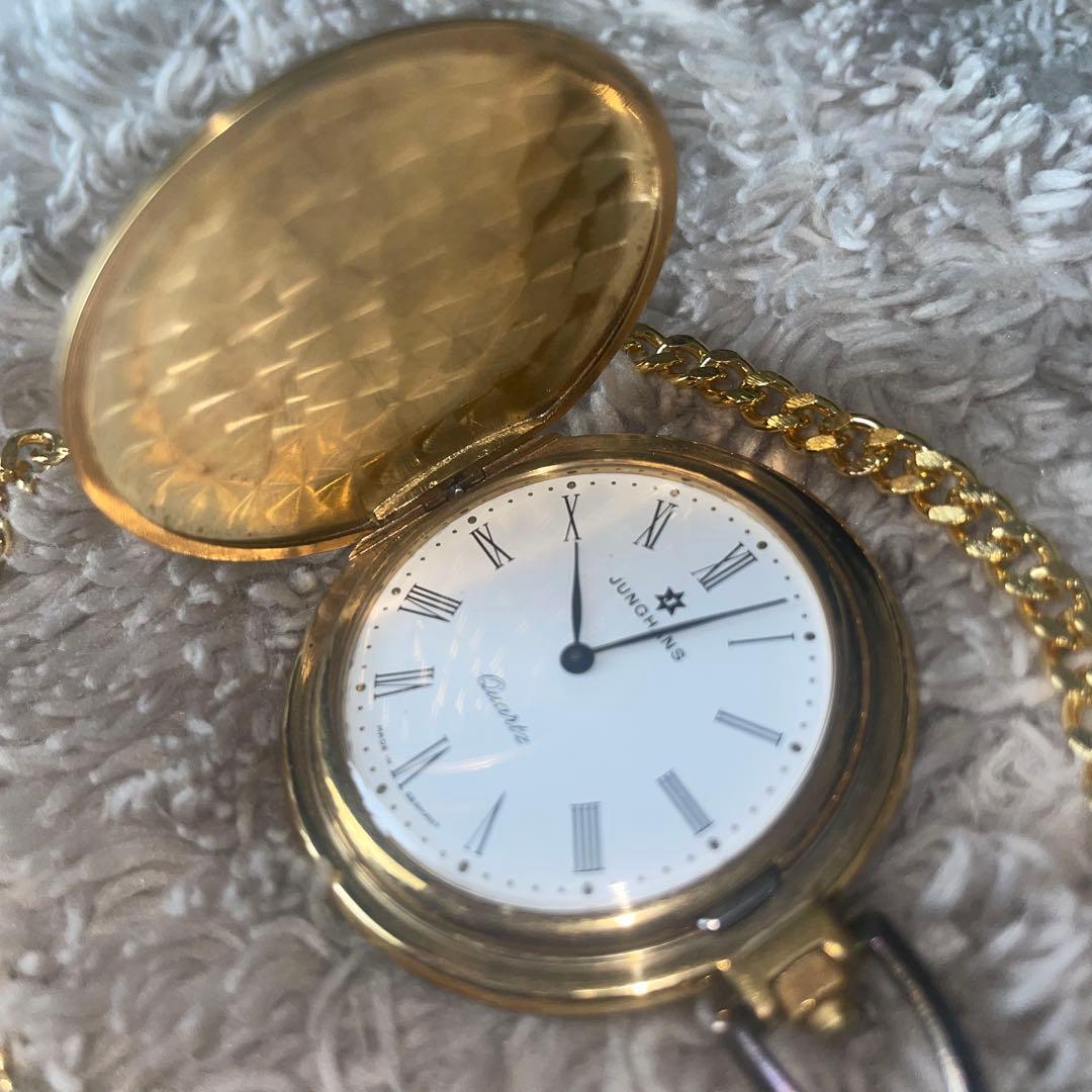 Used Junghans JUNGHANS pocket watch gold