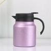 Large Capacity Titanium-Coated Stainless Steel Insulated Teapot with Portable Handle and Tea Infuser