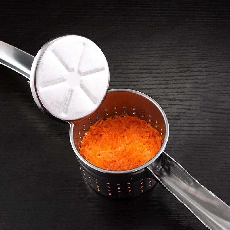 ZISIZ Manueller Edelstahl Küchenentsafter Auspresser