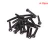 20 stk Akustisk gitar Bridge Pins For 6 Strings Erstatning Plast Avtrekker