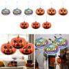 3 Pieces Halloween Hanging Pumpkin Decorations Scary Festival Holiday Spooky
