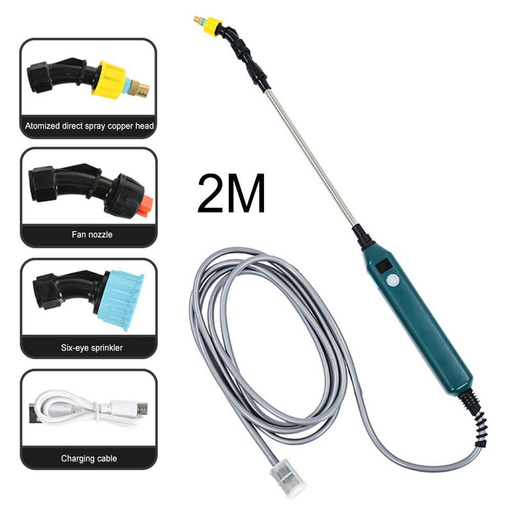 Adjustable Spray Wand Electric Sprayer Outdoor Watering 59cm As Shown Customizable Water Mist 2400mAh Battery Capacity