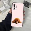 Poodle Dog Cartoon Case For Samsung Galaxy A06 A16 A26 A36 A56 A53 A32 A52 A33 A13 A55 A35 A15 A14 A34 A54 A17