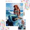 Ariel The Little Mermaid Diamond Painting Mosaic Art Painting Kit Handmade DIY Gift Home Decor