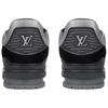 Louis Vuitton Trainer Low Top Stylish Skateboarding Shoes Men's Gray 1A5Q1C