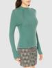 Jill by Jill Stuart Women's Color Turtleneck Sweater, Green, FR
