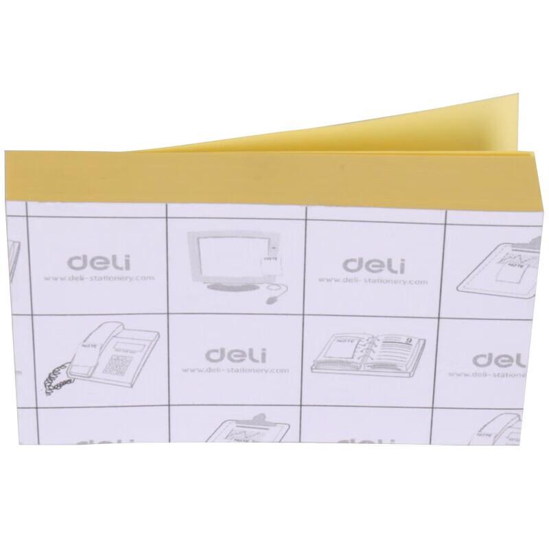 Deli 51x76mm Pure Yellow Sticky Notes