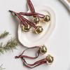6pcs Handmade Xmas Chime Bell Metal Christmas Tree Hanging Bells  Holiday Wedding Supplies