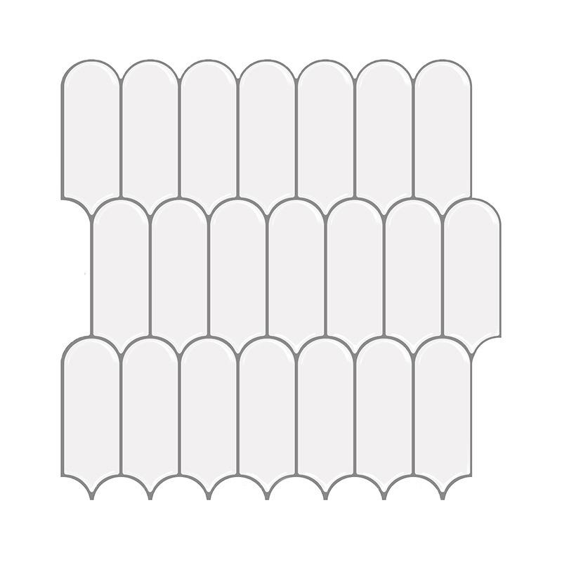 Marble Splicing Irregular Self-Adhesive Waterproof PVC Wall Sticker for Kitchen & Bathroom Decor