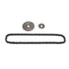 420 19T Front Engine Sprockets 10 Tooth Rear Sprocket Steel 420 Chain Kit for Off Road Bicycle ATVs