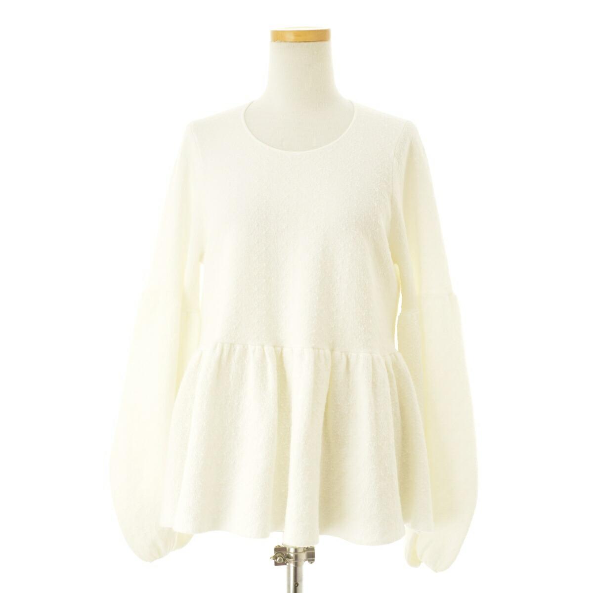 [Used] IENA / IENA 25SS 25080900312010 Peplum knit pullover long sleeve knit sweater [cacfafdb-l]