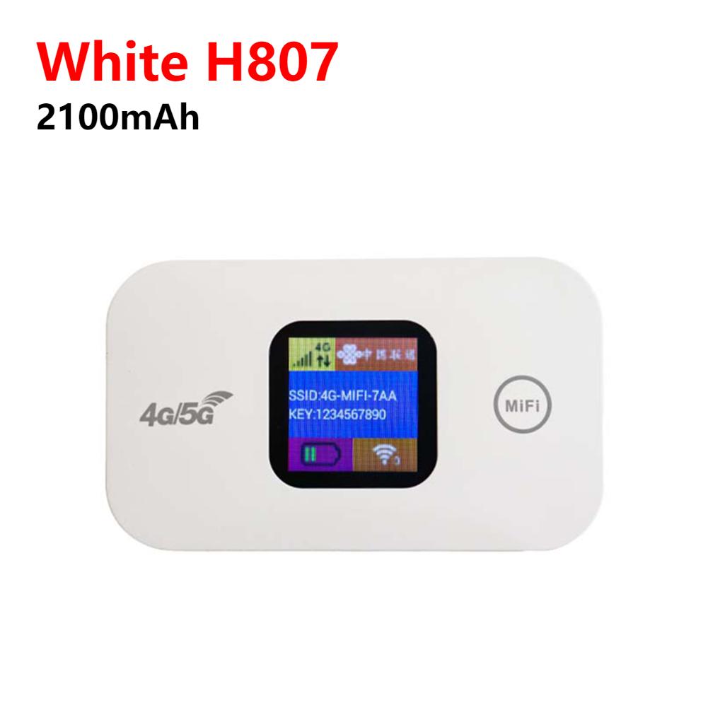 

3/1 PCS H807 Pro 4G LTE WiFi Repeater SIM Card Slot Router 3650/2100mAh High-Speed Modem Mini Hotspot Sharing Mobile WiFi Router