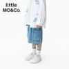 Little MO&Co. Unisex Kids' Cooling Antibacterial Denim Shorts