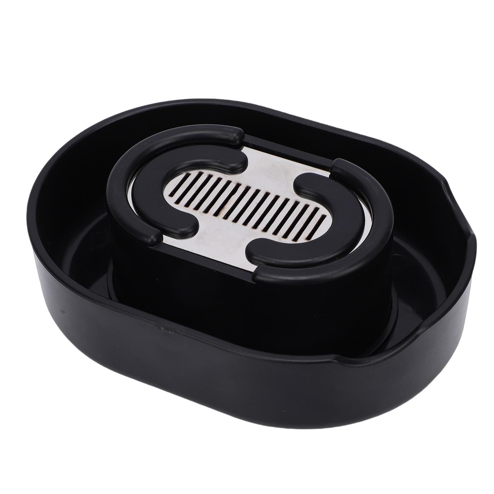 

Промыватель для бритвы Ручной толкательный очиститель для бритья бороды Не требует электричества Черный