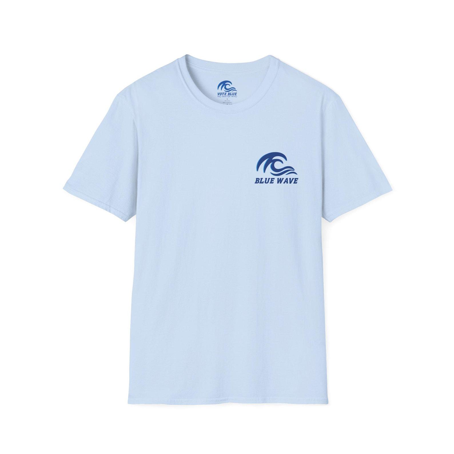 Blue Wave - Soft Touch wave logo T-Shirt S