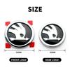 Skoda ABS Car Badge S Logo for Octavia Rapid Fabia YETI A7 Superb KAMIQ Scala VRS Front Rear Tail Trunk Sticker Auto Accessory  YI2