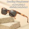 Fashion Printed Presbyopia Sunglasses for Men and Women High-definition Anti Blue Light UV Resistant Reading Sunglasses Diopter