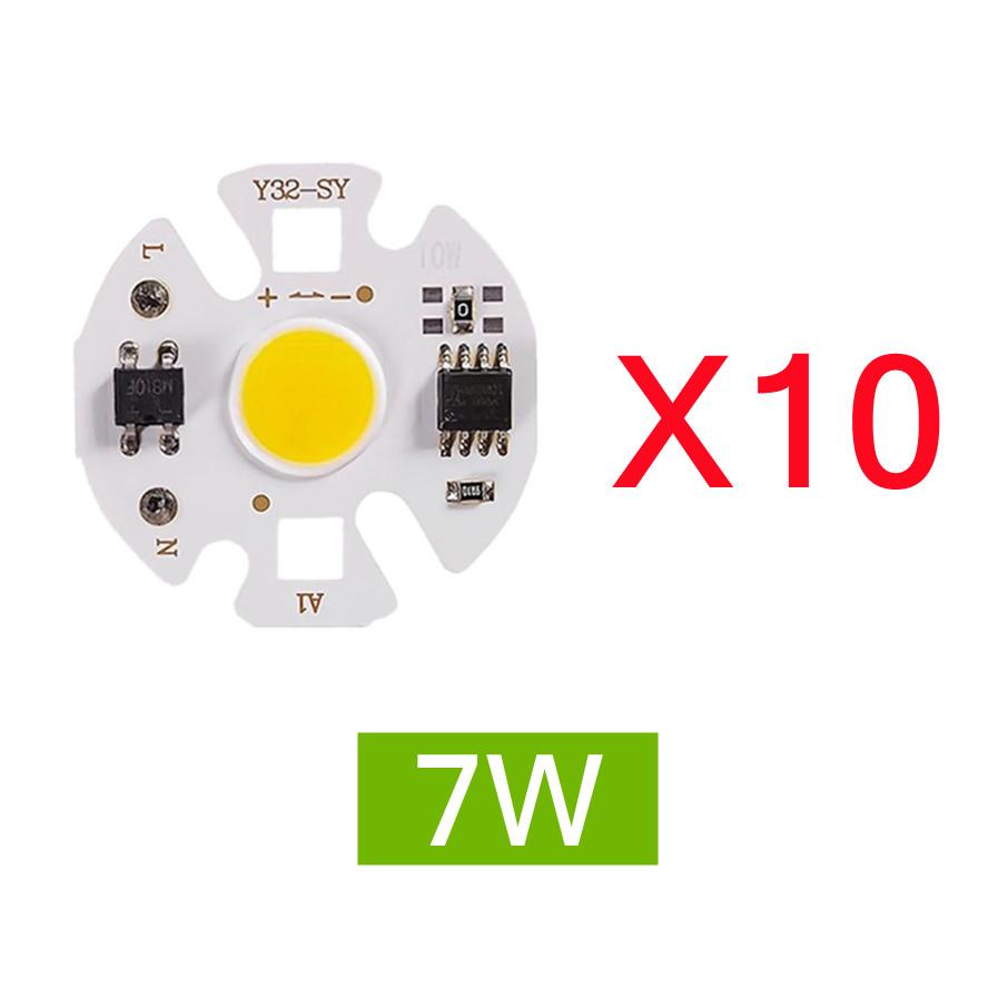 10pcs 220V LED Chip 10W 20W 30W 50W COB Chip No Need Driver LED Lamp Beads for Flood Light Spotlight Lampada DIY Lighting