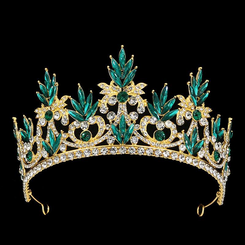 Ретро-барочная тиара свадебные украшения свадебные аксессуары принцесса корона день — фото 3