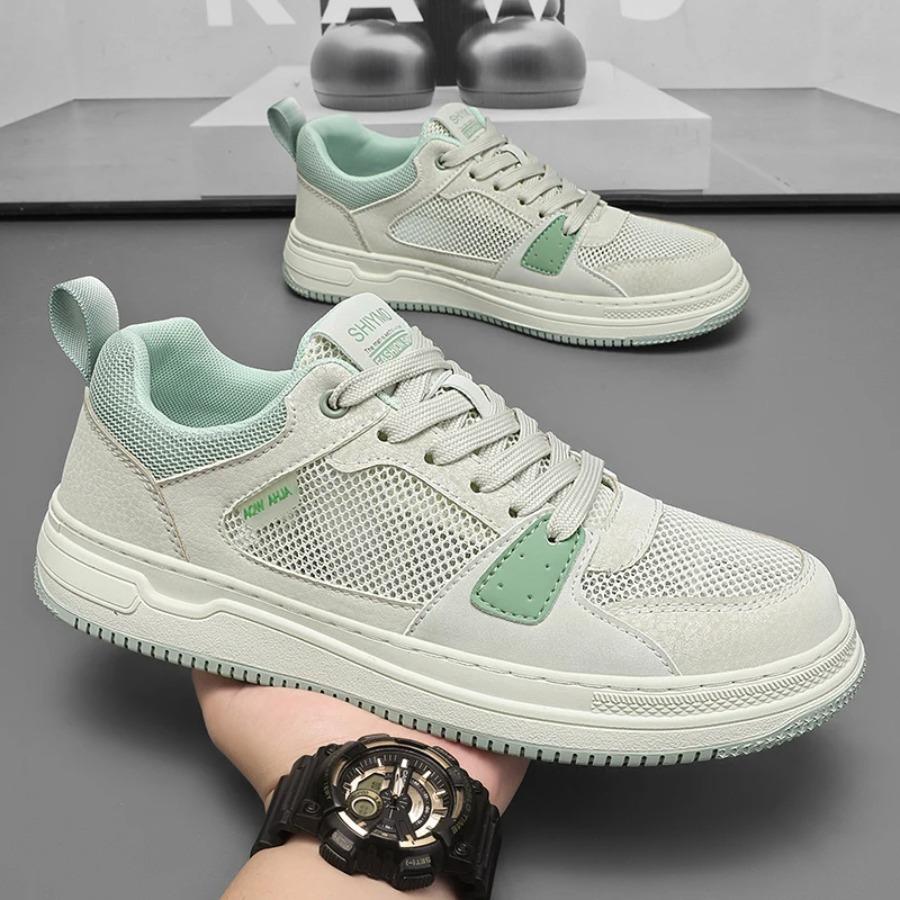 Skate Shoes Men Lightweight Mesh Board Sneakers Non Slip Breathable Shoes for Men Casual Sports Walking Comfortable  Shoes