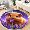 1pc Lavender Guinea Pig Chair Carpet for Office  Machine Washable Rug for Office,  Good Gift for Family or Friends yy251225176