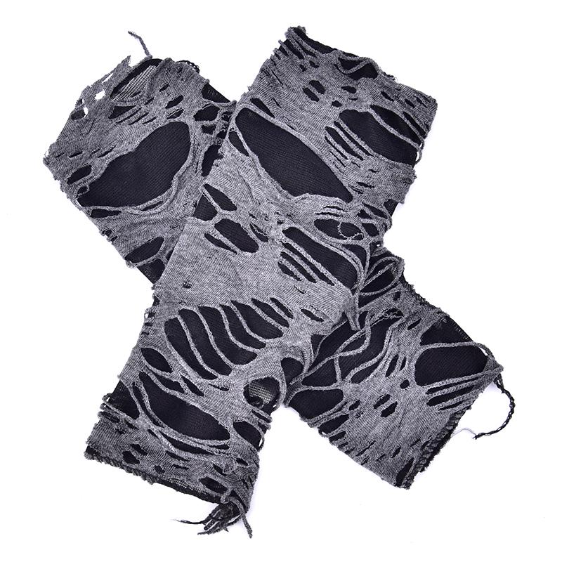 Пара готических рукавиц без пальцев — фото 17