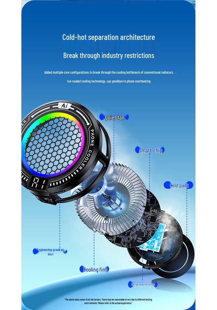 2026 TL10 AI Smart Mobile Cooler: Semiconductor Magnetic Suction, Four-Speed Freezable Temperature Control