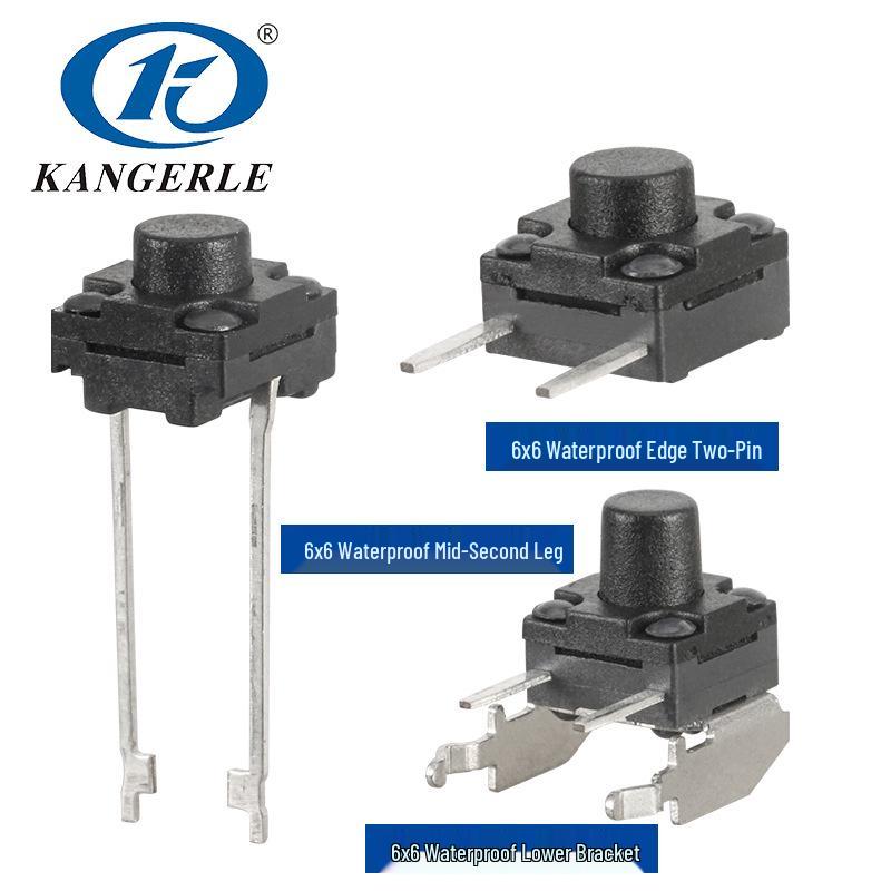 Mini Long Pin Waterproof Tactile Switch with Paper Tape Bracket