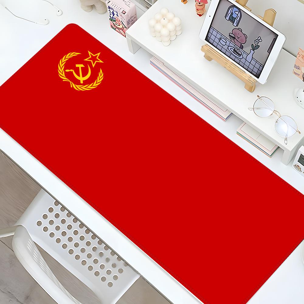 

СССР Флаг СССР Коврик для мыши Игровой Блокировка края Большой Компьютерный Геймерский Большой Резиновый Декор стола Арт Коврик для мыши Ноутбук Настольный коврик 600x300x2mm
