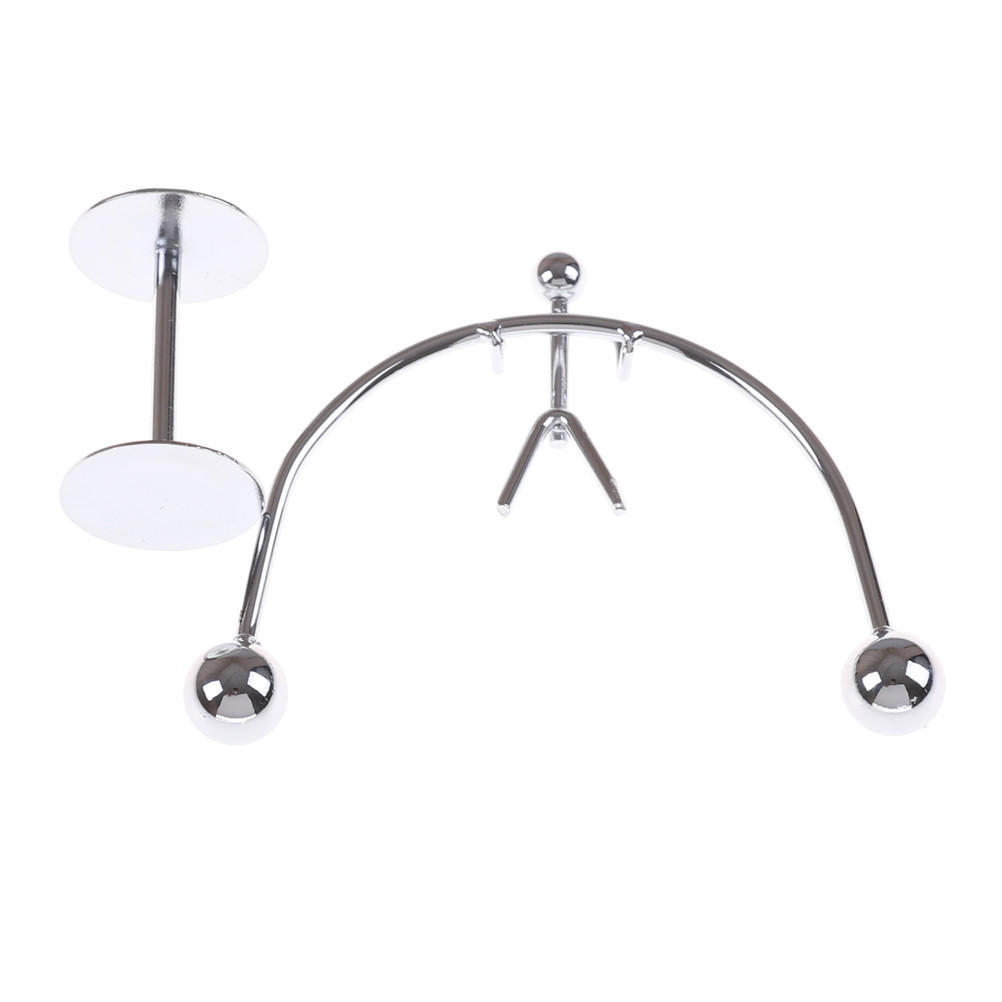 Office Decoration Kinetic Weightlifter Perpetual Motion Desk Art Toy Gift