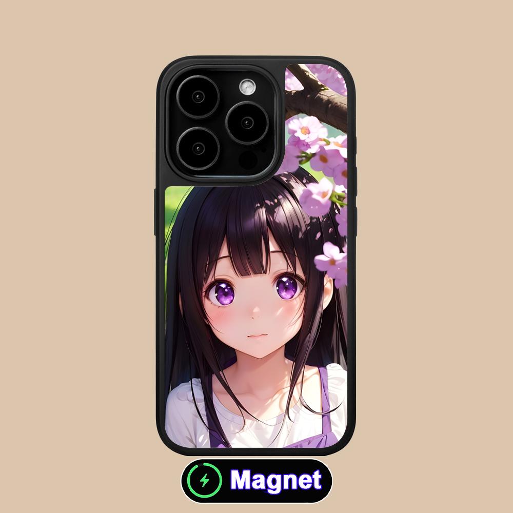 Hyouka Chitanda Matte Surface Magsafe Mobile Phone Case for iPhone 17 16 15 14 13 12 11 Air Pro Max Plus Colorful Cover