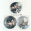 [USED] Blood Blockade Battlefront Kujibikido C Prize Can Badge Glitter Zapp Steven 3 Pieces