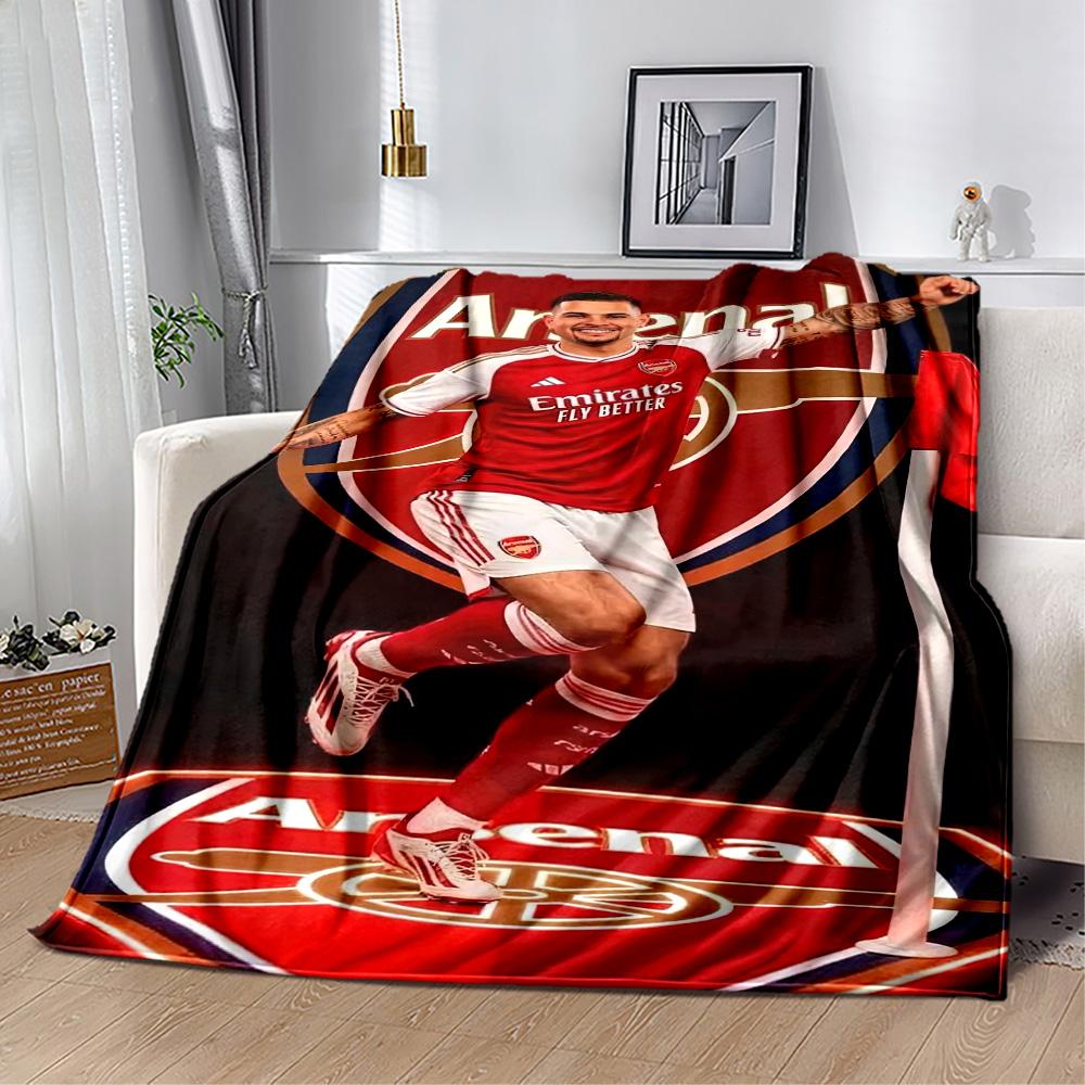 Arsenal Blanket Soft Warm Cozy Great for Livingroom Sofa Bed Four Seasons Multipurpose Stylish Decor Gifts For Family Or Friends
