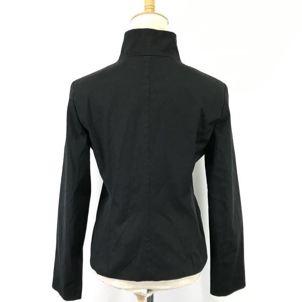 UNTITLED Hergestellt in Japan Hoher Kragen Reißverschluss Blouson Jacke 2 Damen M Schwarz Oberbekleidung Oberteile(GEBRAUCHT)
