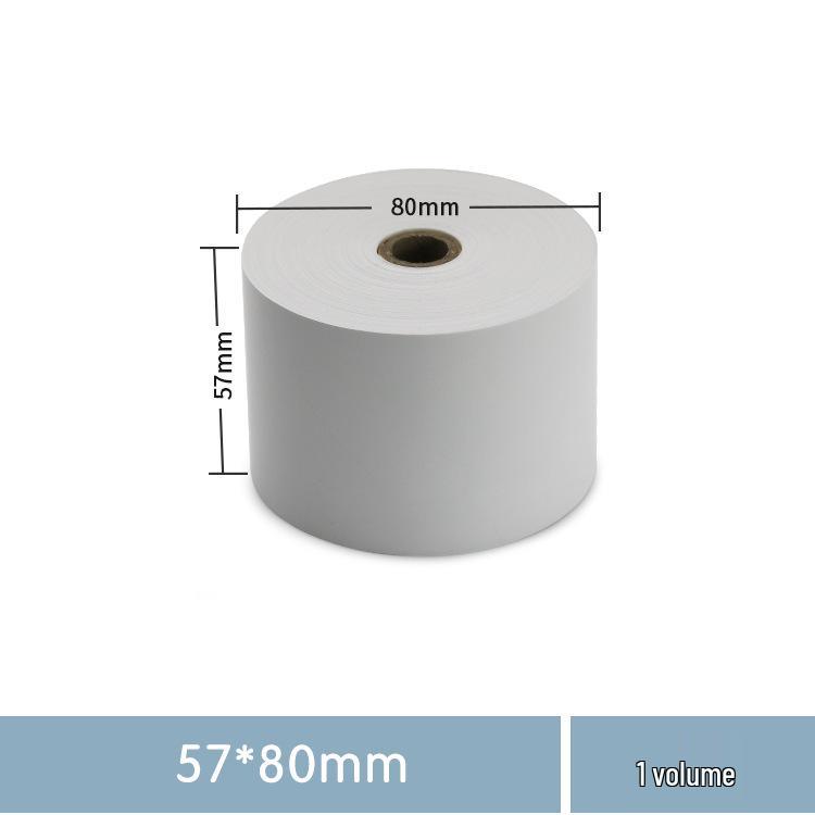 DAPPER Universal Thermal Receipt Paper 57x80mm for Cash Register & Takeaway Receipt Printing