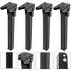 Uevmo Folding Table Legs, Coffee Table Stand, Sofa Legs, Iron Metal, Extendable, Furniture Hardware Accessories, Portable, Stable, Replacement for Com