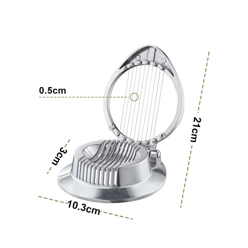 Multifunktionell äggskärare i aluminiumlegering för century- och vanliga ägg
