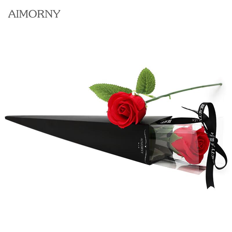 AIMORNY Одна стабилизированная роза мыльная