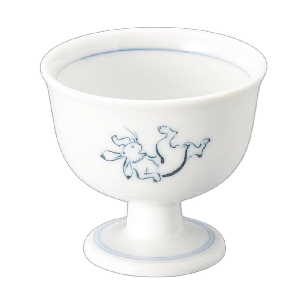 Choju Giga (Sumo) Small Bowl with High Base [8.5 x 6.8cm] | Small Bowl |