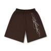 STREETRICH Baggy Sports Jogging Summer Casual Basketball Y2K Harajuku Street Fashion Acrylic Knit High Waist Capri Shorts for Men and Women