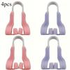 Durable Plastic Nose Shaping Tool 4Pcs, nose lift clips create high nose bridge and refine nasal contour.