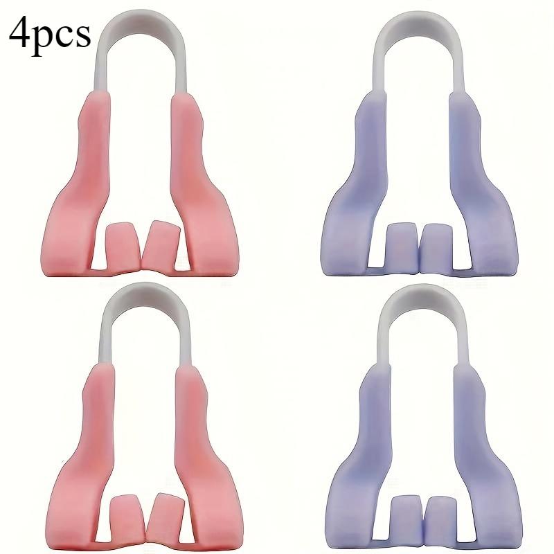 Durable Plastic Nose Shaping Tool 4Pcs, nose lift clips create high nose bridge and refine nasal contour.