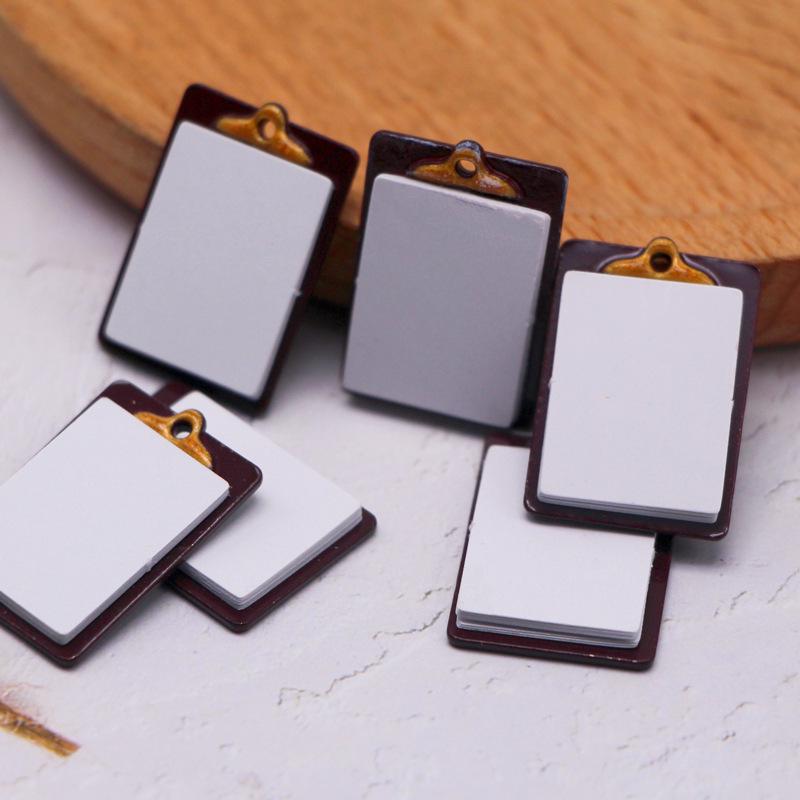 Miniature Dollhouse White Paper Writing Board for BJD Dolls