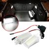 New 2Pcs PC LED Luggage Trunk Lamp Waterproof Dust-proof Interior Dome Light for Skoda Octavia Fabia Superb Roomster Kodiaq Yeti