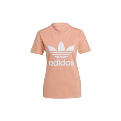 Originals Adicolor Classics Logo Sports Retro Casual Short Sleeve T-Shirt Women Tops Pink H33566