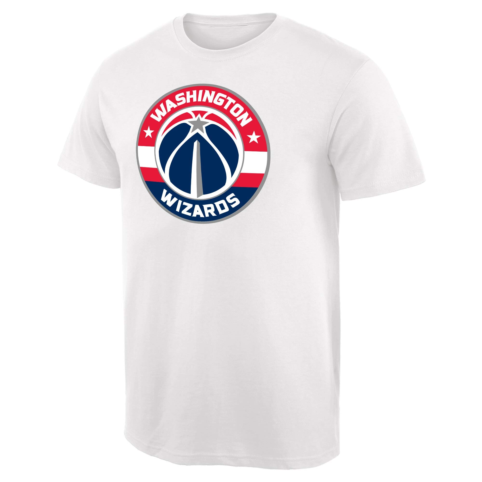 Футболка с коротким рукавом Fanatics NBA Washington Wizards Логотип команды (США Средний, Белый)