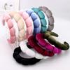 Good Quality Multi Colors Spa Headband Wristband Sponge Makeup Skincare Headband Bubble Soft Washing Face Headband
